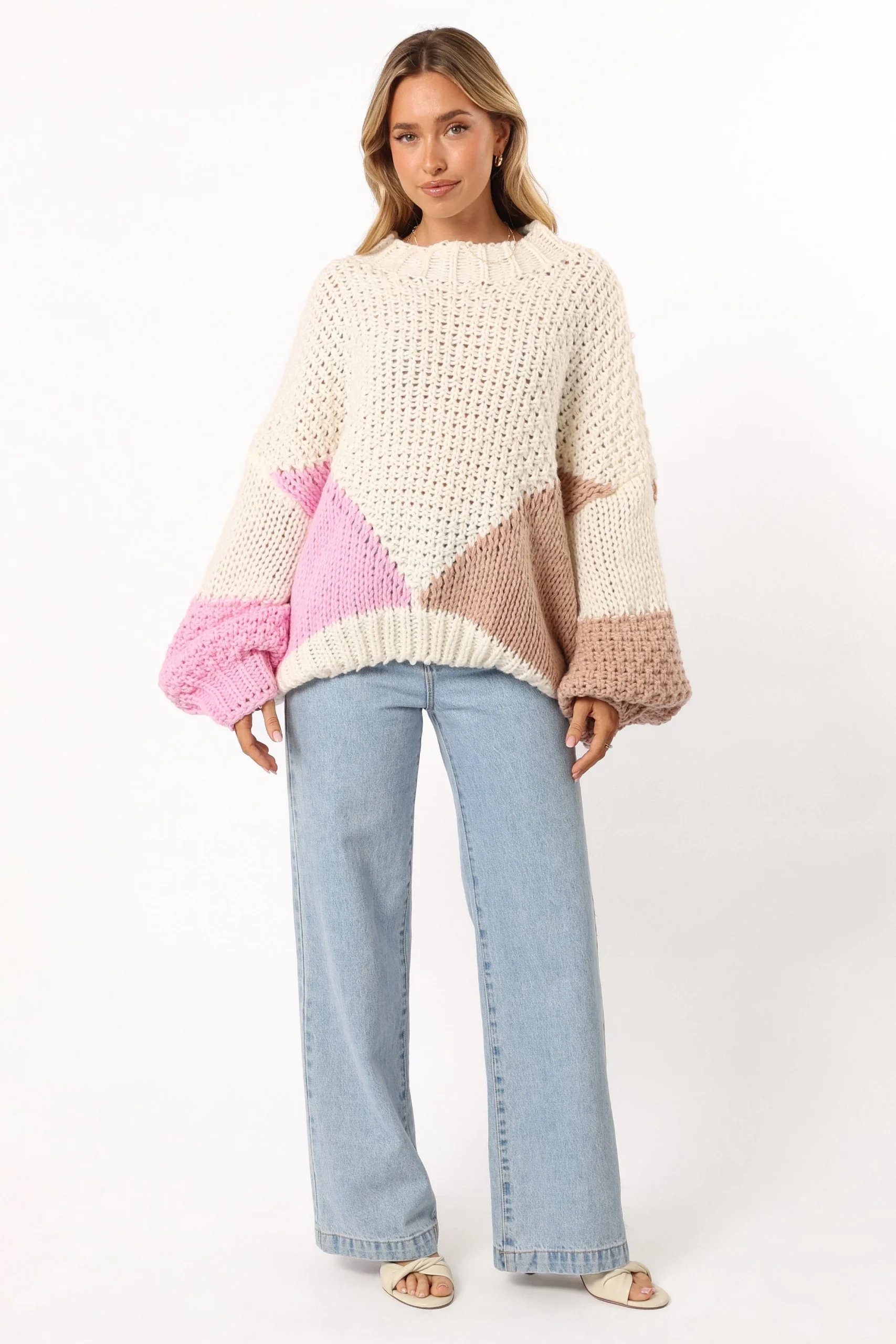 Koda Pattern Knit Sweater - Image 3
